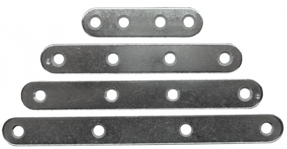 STRONG Spojovací plech 100x15mm zinek bílý