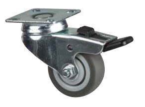 StrongCastors kolečko TPE 50mm otočné s brzdou