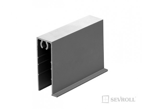 SEVROLL 04095 Gemini 4 Pax spodní krycí lišta 3m 4mm stříbrná