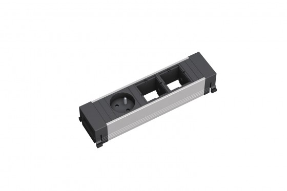 BACHMANN 916.003 zásuvková jednotka pro Power Frame, 1x 230V + 2 moduly