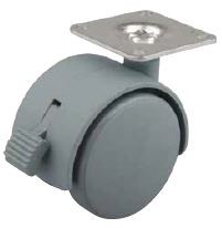 StrongCastors kolečko 40mm šedé plotnička brzda