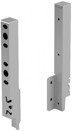 HETTICH 9150644 ArciTech příchytky zad 218 mm stříbrné L+P