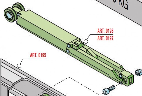 SISCO Silent tlumič pro posuvné interiérové dveře 40kg