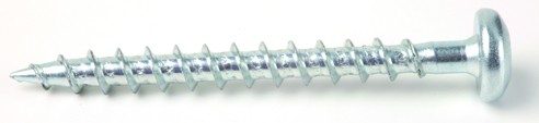 StrongFix Vrut TX 5x60mm půlkulatá hlava zinek bílý