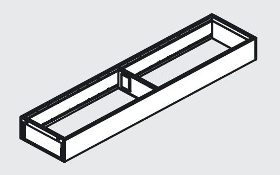 BLUM ZC7S550RS2 Ambia Line rámeček 200/550mm bílý