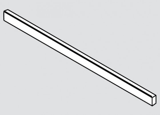BLUM ZR7.1080U Legrabox, čelní reling 1080mm, šedá
