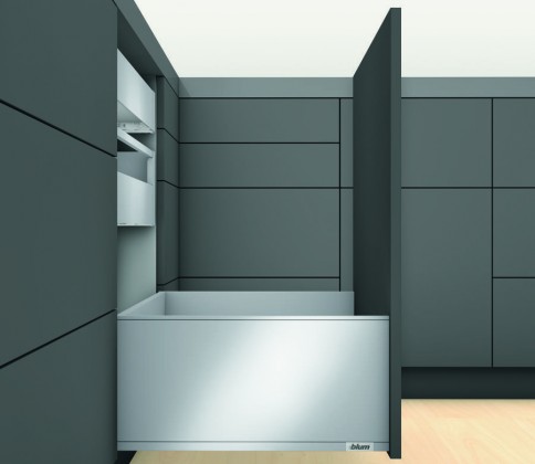BLUM 770F4502S Legrabox, bočnice F 450mm, šedá