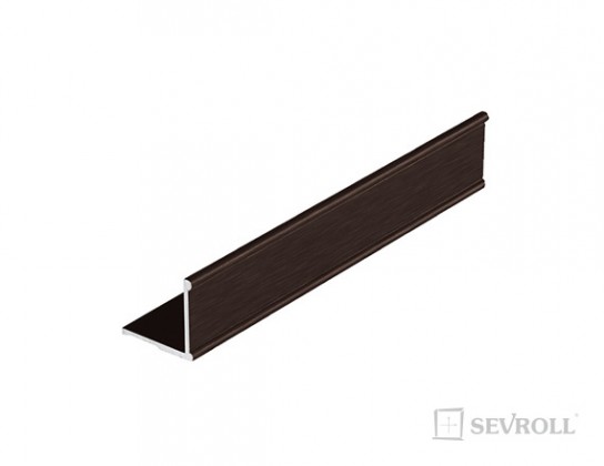SEVROLL 03461 úhelník K2 3m oliva tmavá kartáčovaná