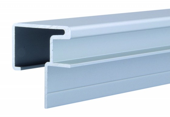 REHAU vodící lišta 29 mm MetAL line nerez 360L