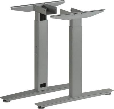 MILADESIGN podnož s regulací středová Linear LN3602R stříbrná