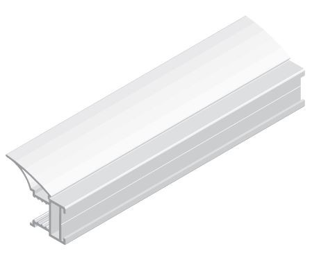 SEVROLL 03434 Fala úchytová lišta 10mm 2,7m stříbrná