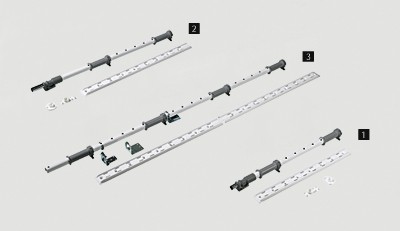 HETTICH 9132546 LeMans II osa 600-750 mm ocel bílá