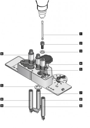 HETTICH 9131487 DrillJig náhradní pouzdro