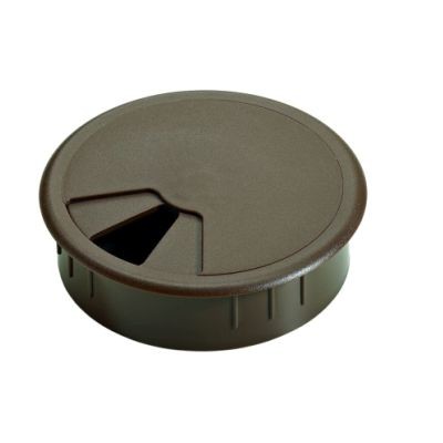 HETTICH 47915 kabelová průchodka 80 mm hnědá