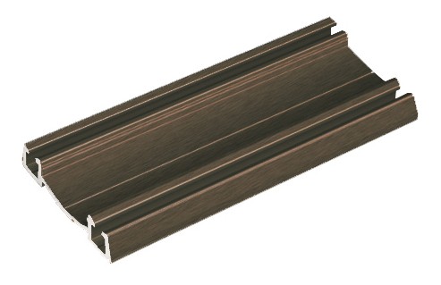SEVROLL 04345 Elegant II spodní vedení 3m oliva tmavá kartáčovaná