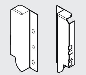 BLUM Z30B000S.04H Antaro, držáky zad B, bílá