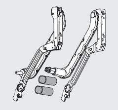 BLUM 20L3500.06 ramena 350-399 HL bez Servodrive