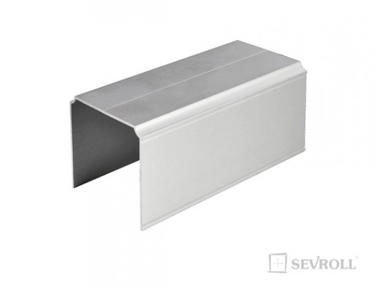 SEVROLL 03074 Top horní vedení jednoduché 3m stříbrná