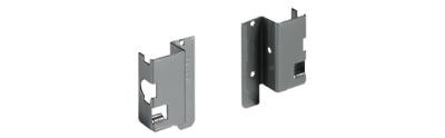 HETTICH 9003473 Atira příchytka zad 57 stříbrná L