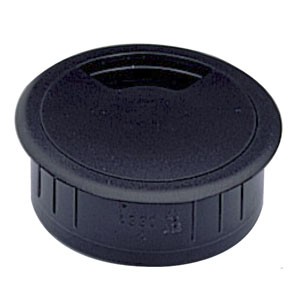 HETTICH 73747 kabelová průchodka 60 mm černá