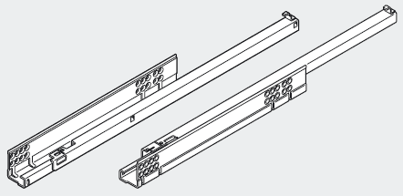 BLUM 560H3800B Tandem, celovýsuv 380mm/30kg, Blumotion