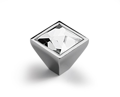 HETTICH 9113696 Knobka SAVA 25x25 mm chrom lesklý