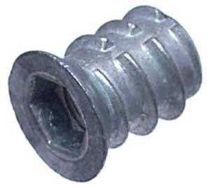 BU01 Matice závrtná s límcem M6x13mm surová
