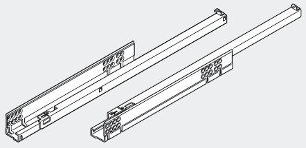 BLUM 560H3200B Tandem, celovýsuv 320mm/30kg, Blumotion