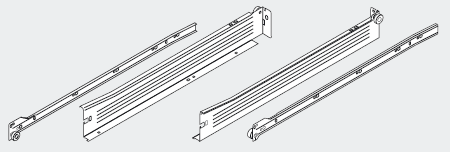 BLUM 320K4000C15 Metabox, zásuvka K 400mm, bílá
