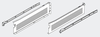 BLUM 320K5000C15 Metabox, zásuvka K 500mm, bílá