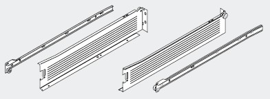 BLUM 320M4000C15 Metabox, zásuvka M 400mm, bílá