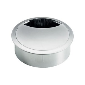 HETTICH 45872 kabelová průchodka 80 mm matný chrom
