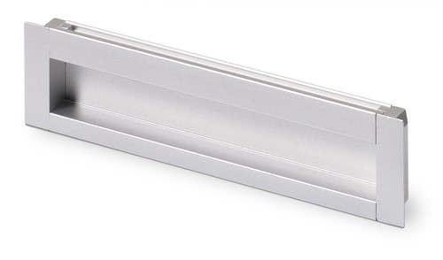 HETTICH 9071073 Úchytka Nidum 160 eloxovaný hliník zápustná