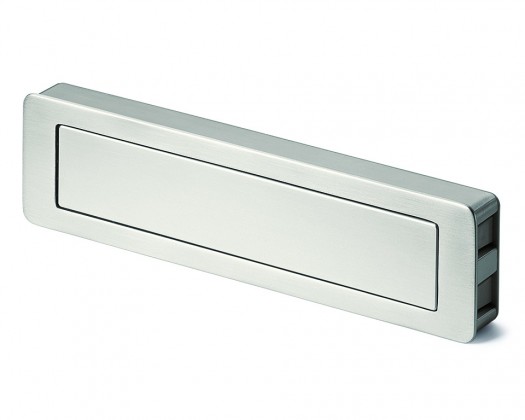 HETTICH 9086687 Úchytka Touch-In 172 imitace nerezi zápustná