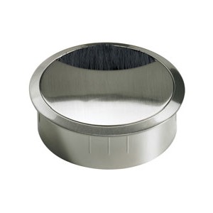 HETTICH 45861 kabelová průchodka 60 mm imitace nerezi