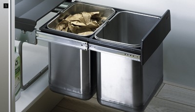 HETTICH 49474 Bin.it DUO II 2x20l odpadkový koš