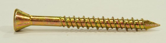 Cetris vrut 4,2x45/25mm zápustná hlava zinek žlutý