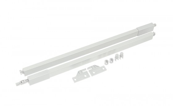 StrongMax 16/18 sada relingů pro navýšení zásuvky 550mm, bílá