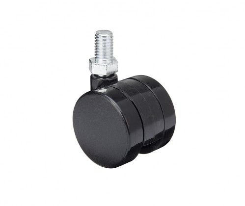 StrongCastors kolečko 40mm s čepem M10 černá
