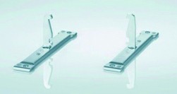 KES 232216 Dispensa, držák čela pro potravinovou skříň, 300mm, šedá