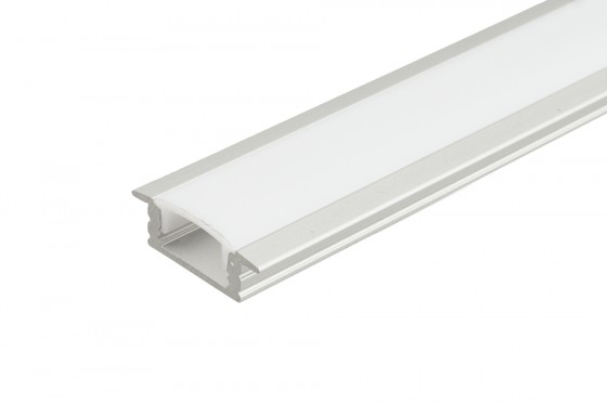 StrongLumio krycí lišta pro LED profil Ormio, 2m mléčná