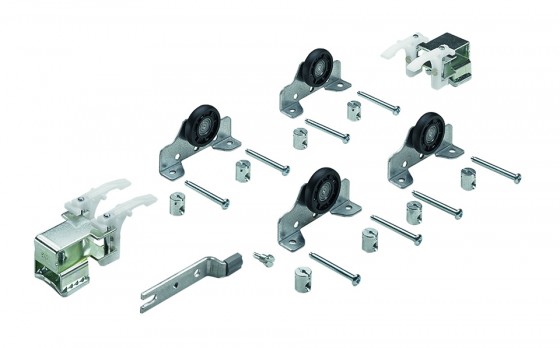 HETTICH 45076 TopLine 1 posuvné dveře sada pro 2 křídla