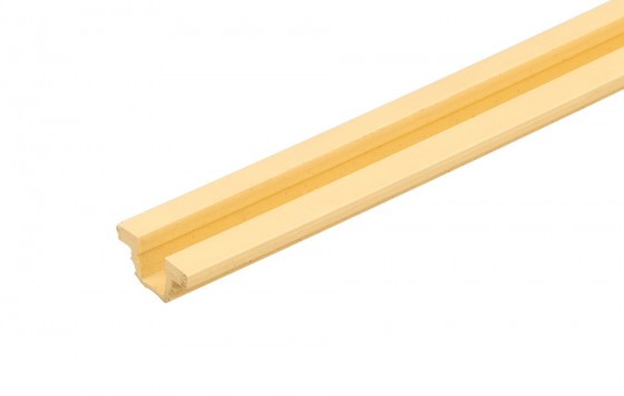 StrongLine plastové kování pro posuvné dveře horní/spodní vedení 1,8m béžová