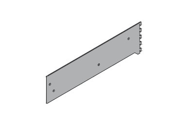VERTIKO Držák skříňky 450x96 šedá