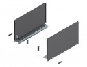 K-BLUM Legrabox, zásuvka F 400mm/40kg, Tip-on, šedá, Expando