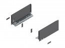K-BLUM Legrabox, zásuvka K 600mm/70kg, Tip-on, šedá, Expando