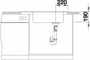 BLANCO 524879 Dřez Elon XL 8 S Silgranit PuraDur kávová