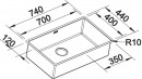 BLANCO 523391 Dřez Claron 700-IF DX Durinox nerez