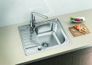 BLANCO 525123 Dřez Dinas 45 S Mini s excentrem nerez kartáčovaná