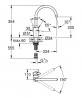 GROHE 32843002 Baterie Eurosmart Cosmopolitan C-výpusť s perlátorem chrom